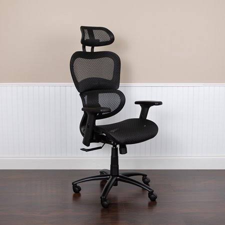 Ergonomic Mesh Office Chair with Adjustable Headrest and Lumbar Support Z676594