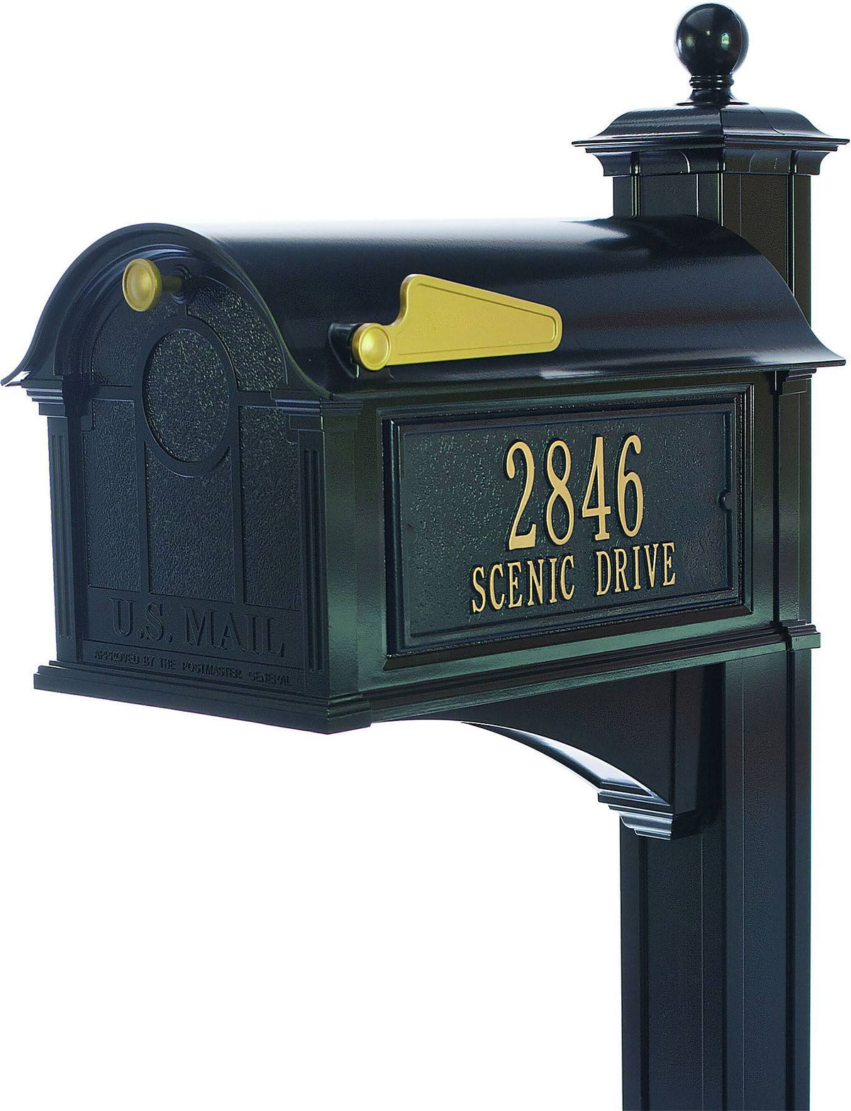 Black Mailbox Side Plaques E87260