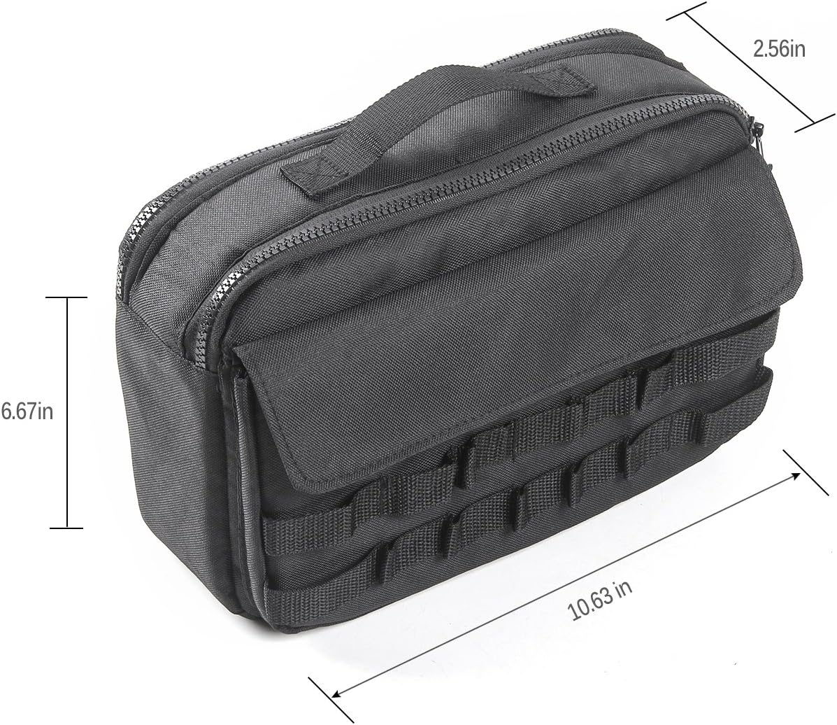 Canvas Tailgate Cargo Storage Bag & Tool Kit Organizer Pockets H254083