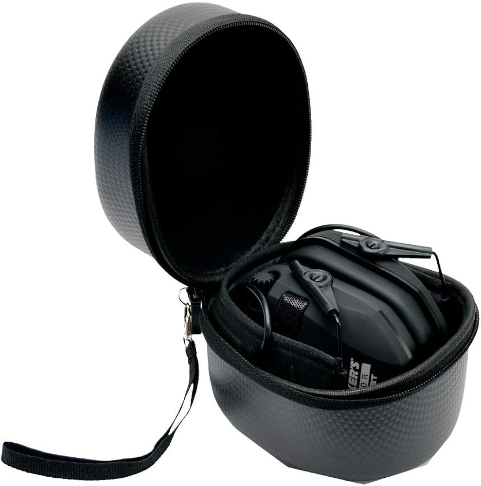 Digital Electronic Muff with Bluetooth Hearing Protection Case Bundle (2 Items) M5848