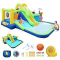 7 in 1 Inflatable Bounce House Water Park with Air Blower Z4569
