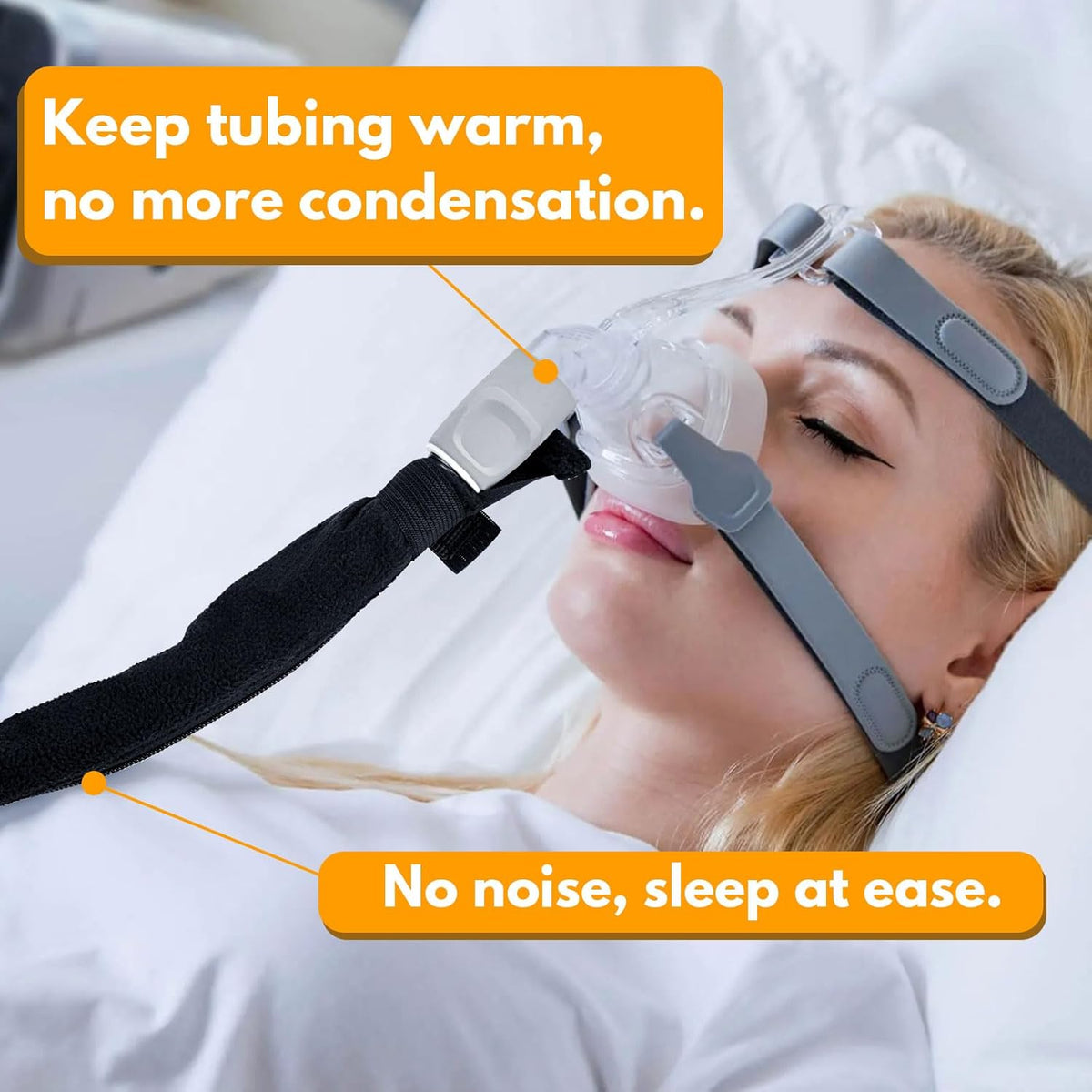 6.3ft CPAP Hose Cover with Full Zipper M5682