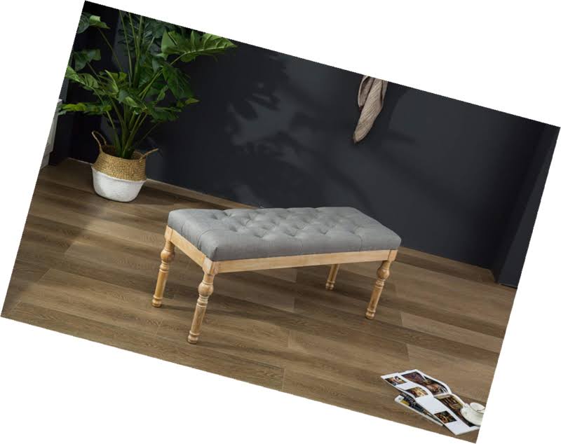 Solid Wood Button Tufted Dining Bench G107