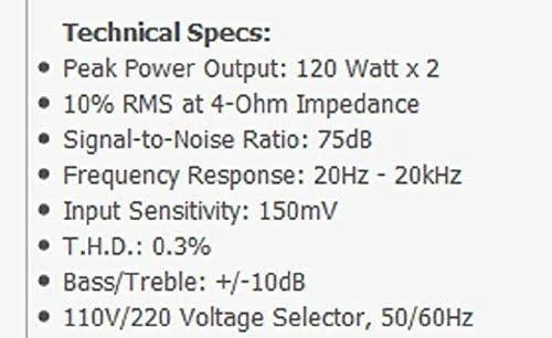 Bluetooth Mini Stereo Power Amplifier F809354