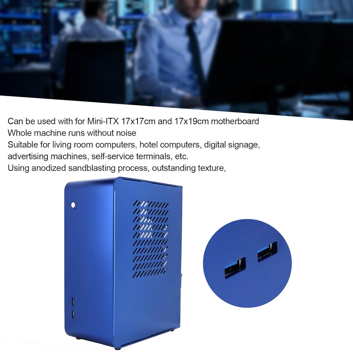 ITX Computer Case for ITX Motherboard Mini Computer Case Chassis Q850954