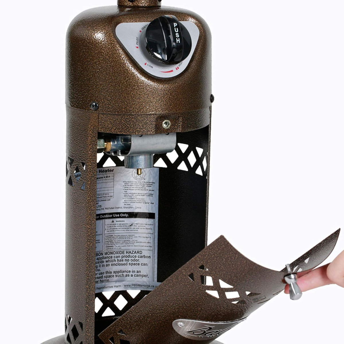 Bronze Portable Propane Patio Heater P369095