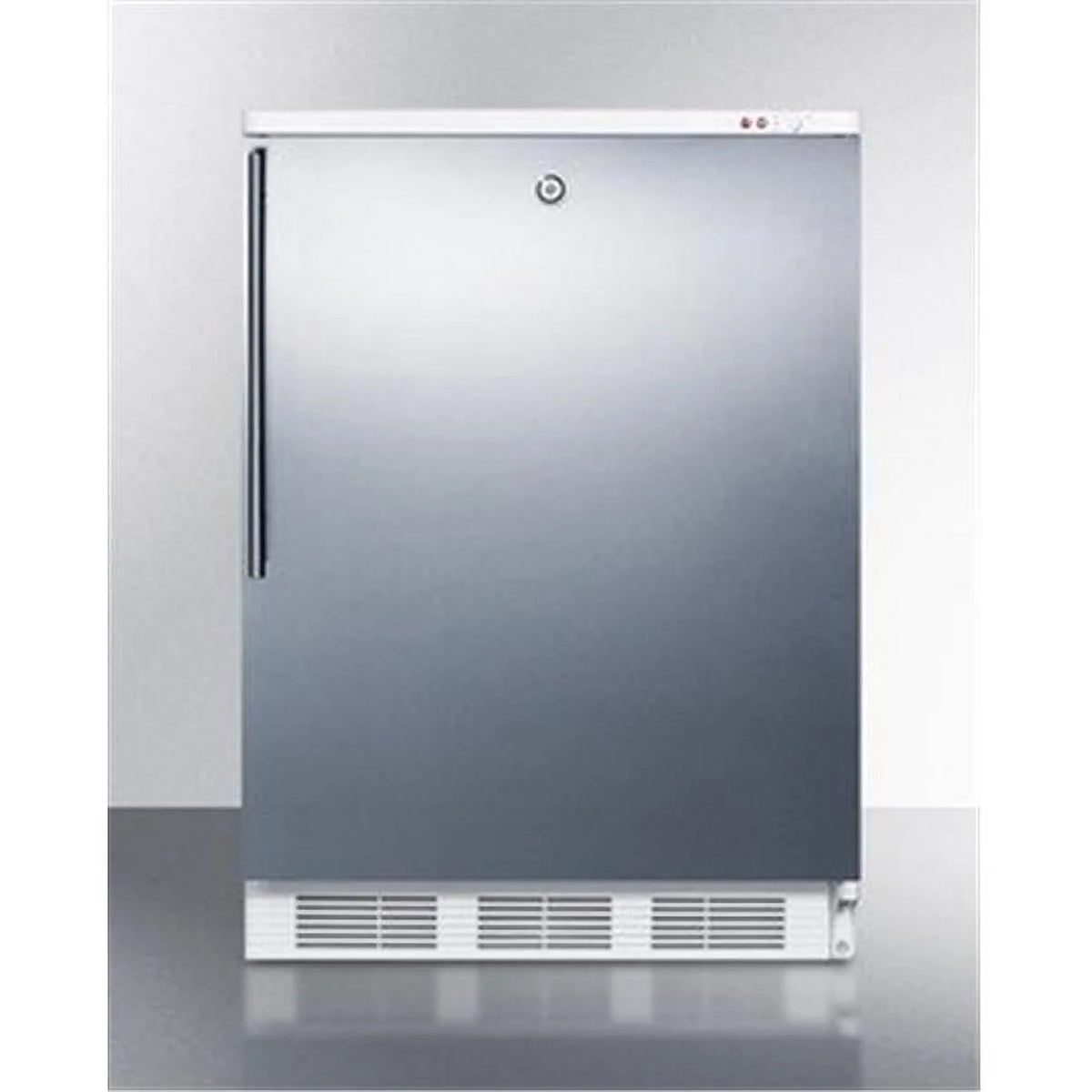 White Manual Defrost All-Freezer with Lock W722