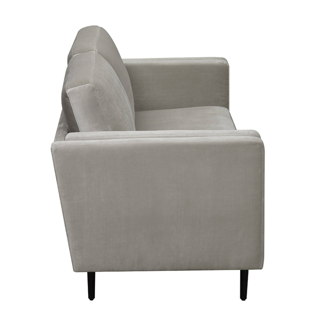 French Cobalt Velvet Sofa V7103