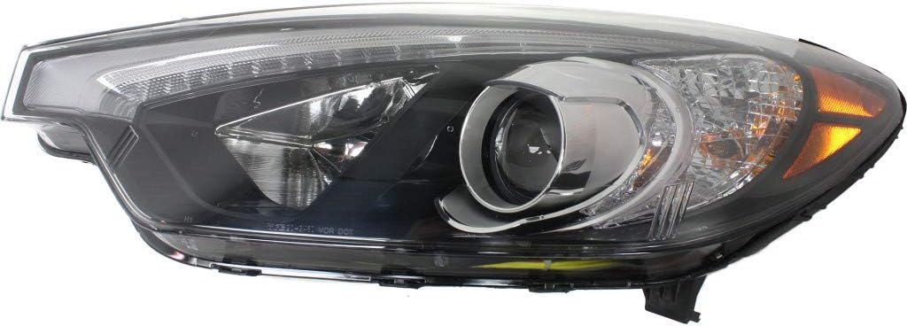 Kia Forte Headlight Assembly 2014 2015 Passenger Side Halogen Type T1456