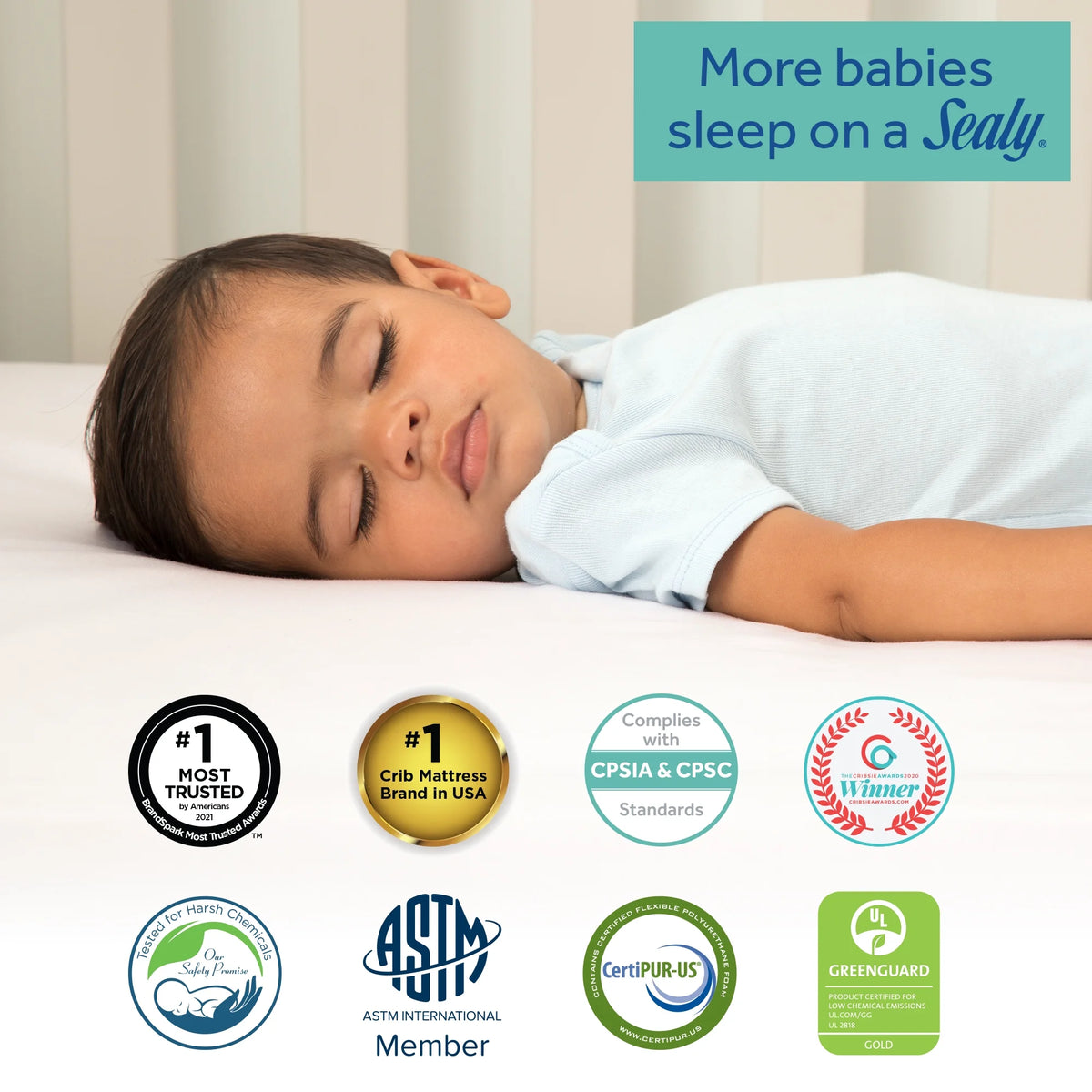 2-Stage Innerspring Baby Crib and Toddler Mattress O508125