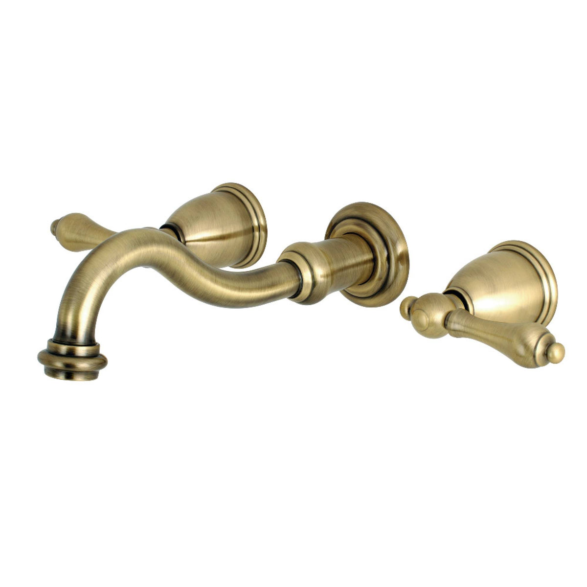 Antique Brass Wall Mount Tub Faucet U6469