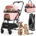 Foldable 4 Wheel Pet Stroller B505968