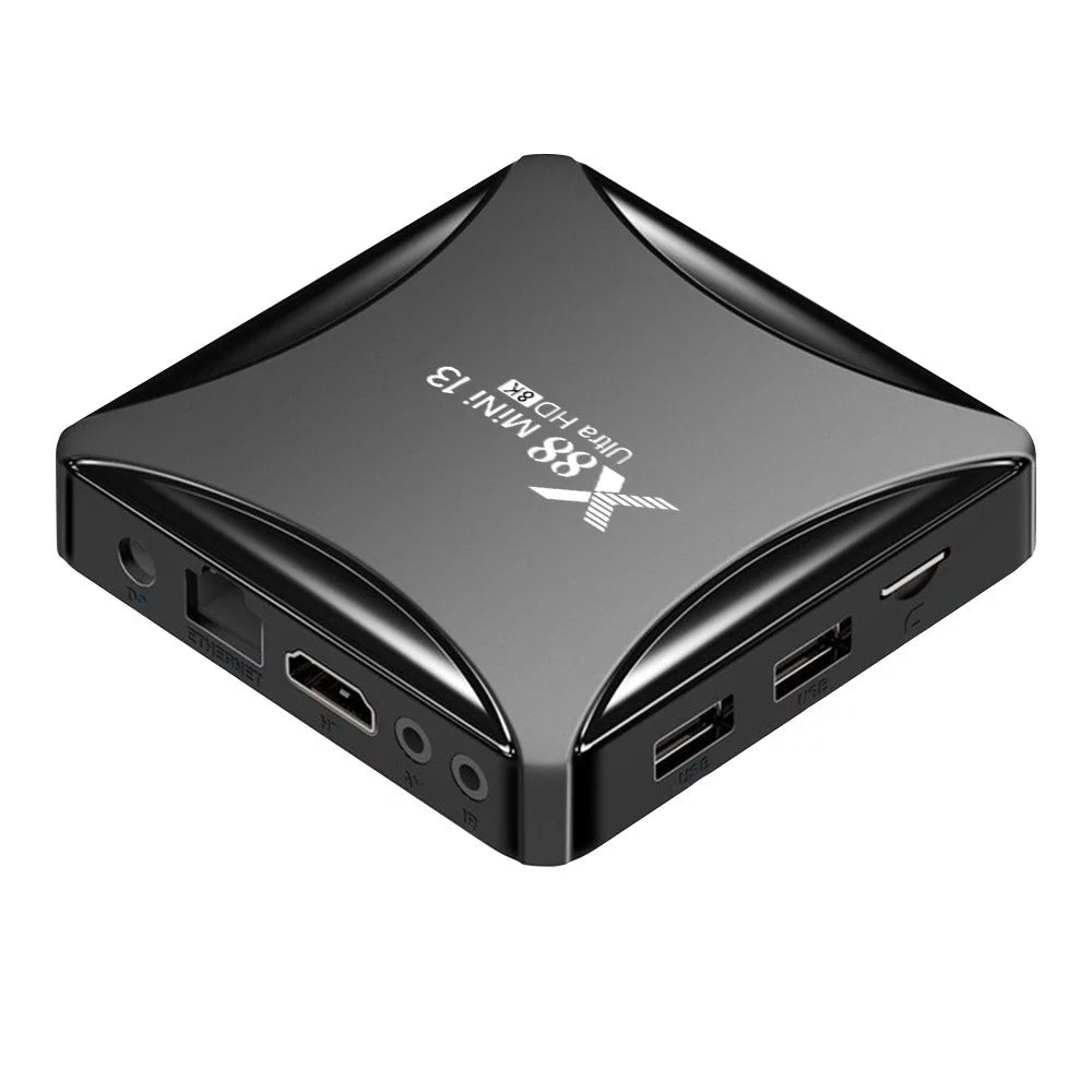 Android 13.0 TV Box 4GB RAM 64GB ROM Quad-Core 8K HDR10+ Ultra HD F48536
