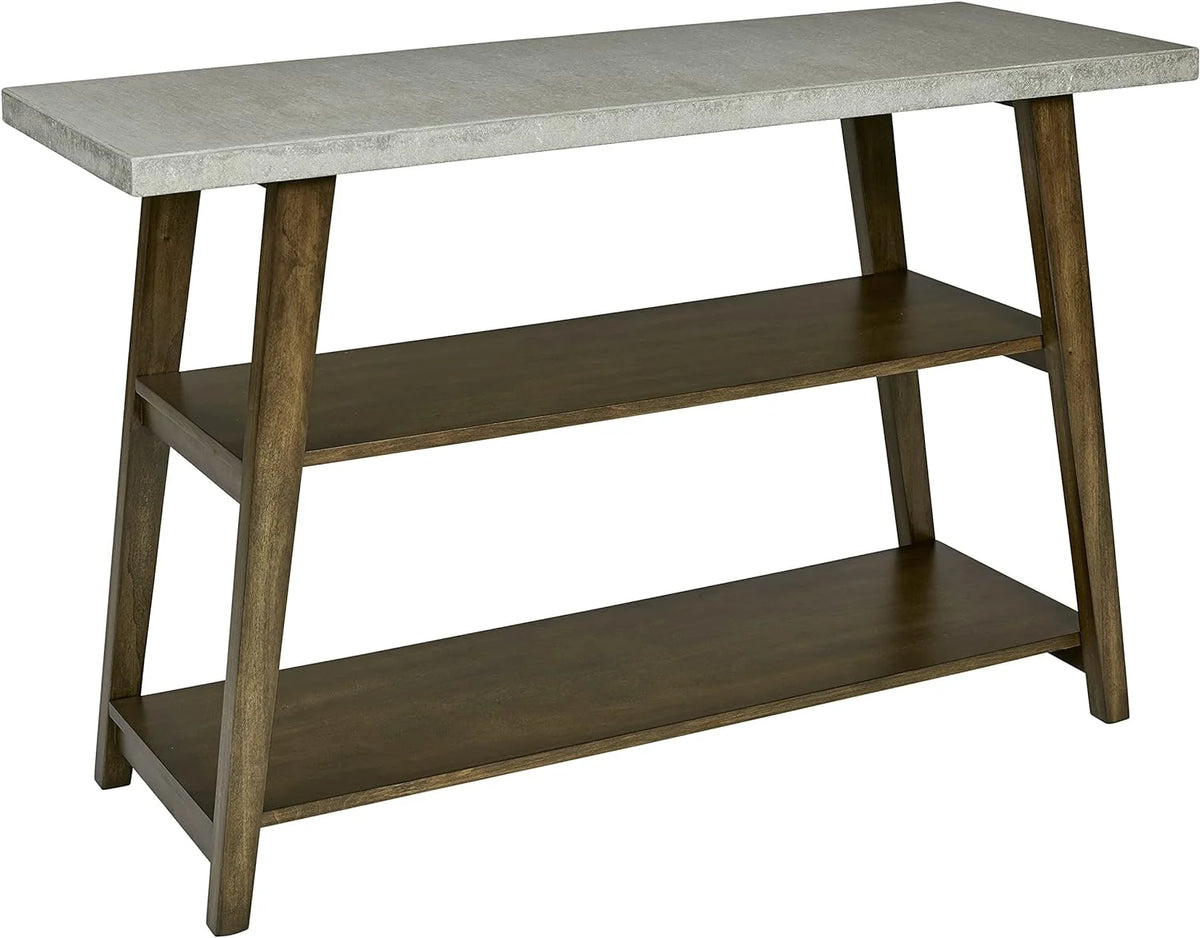 Concrete Gray Sofa Console O47869