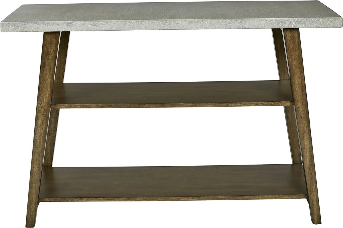Concrete Gray Sofa Console O47869