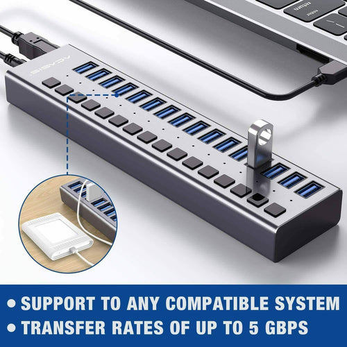 16 Ports 90W USB 3.0 Data Hub C248