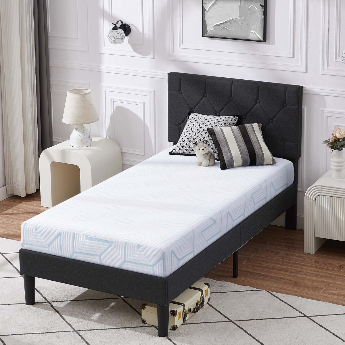 8-Inch Medium-Firm Memory Foam Queen Mattress O48242