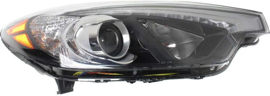 Kia Forte Headlight Assembly 2014 2015 Passenger Side Halogen Type T1456