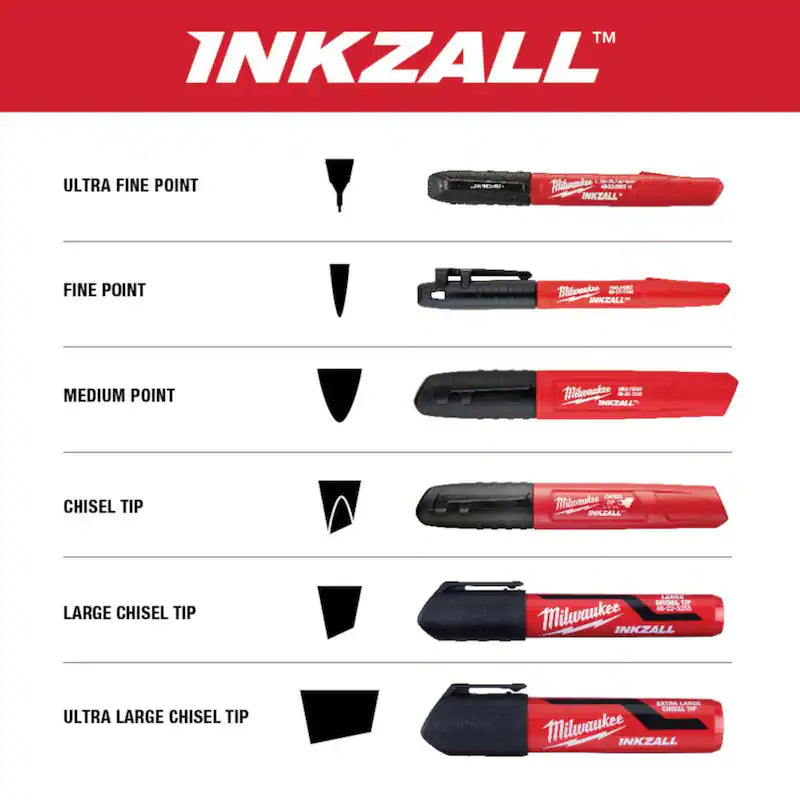 Black Fine Point Permanent Marker H157