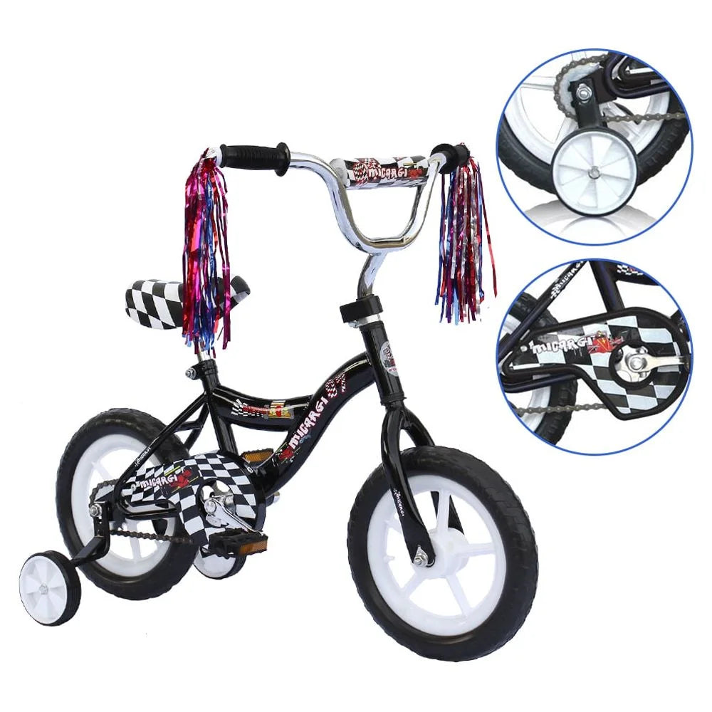 12 Kid's Beginner Bicycle Foam Tire Black D43734