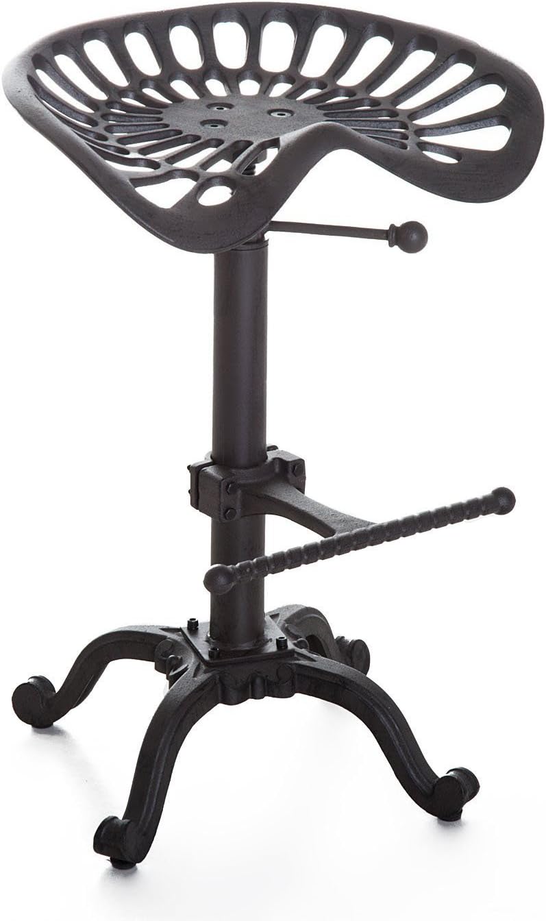 Adjustable Cast Iron Bar Stool F342