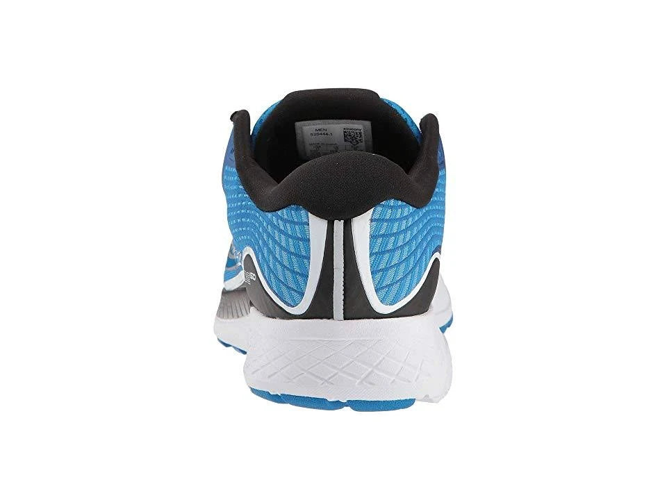 White-Black-Blue Wide Ride ISO Running Shoes X992103