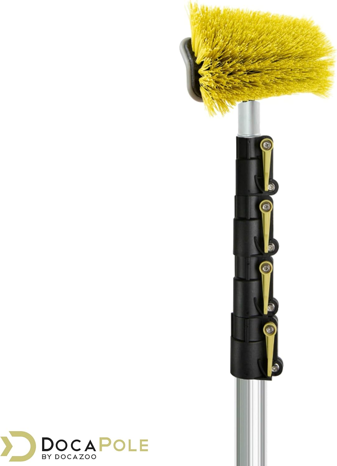 6-24 Foot Hard Bristle Brush Extension Pole with Telescopic Pole P921517