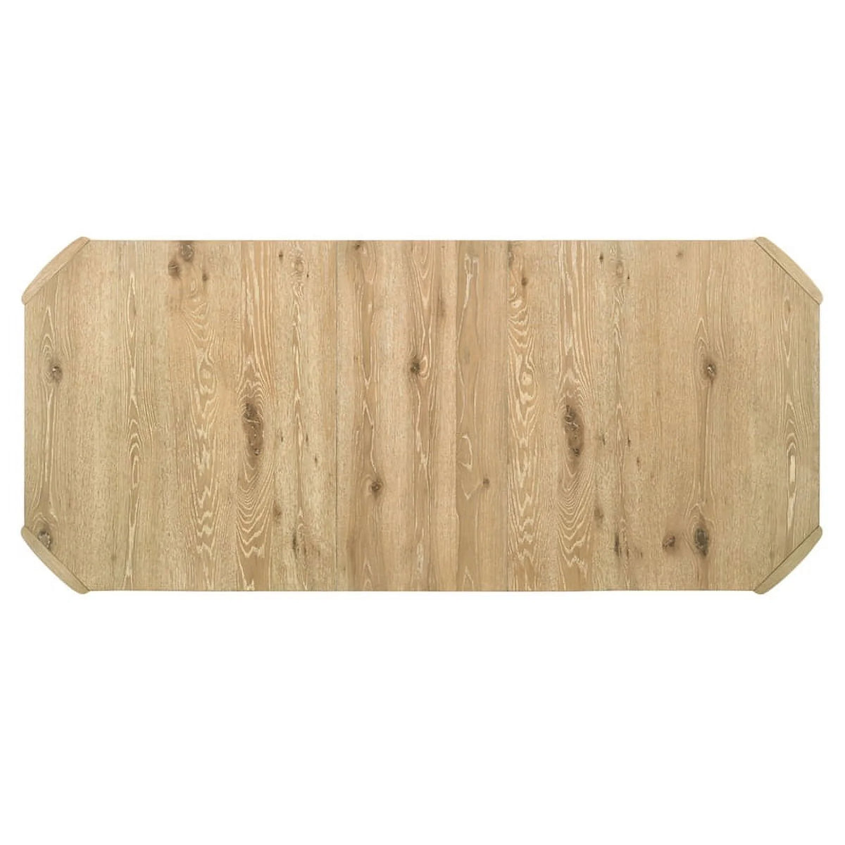 Oak Finish Wood Extendable Rectangular Dining Table A1174