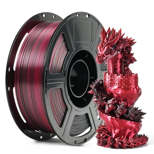 Silk PLA 3D Printer Filament 1.75mm 1KG Multicolored Gradient O279507