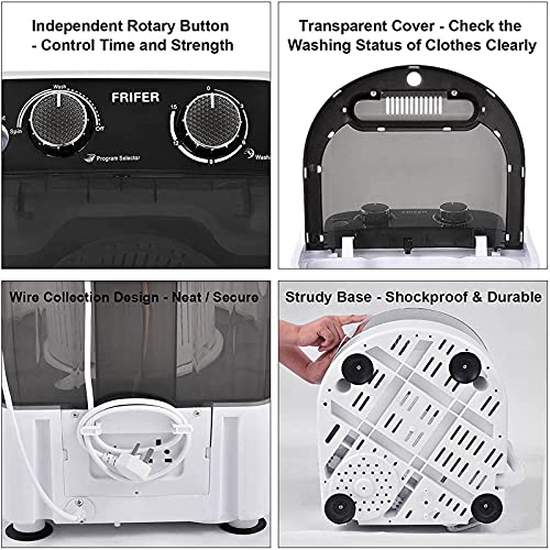 Portable 10 lbs Washer and Dryer Combo U5281