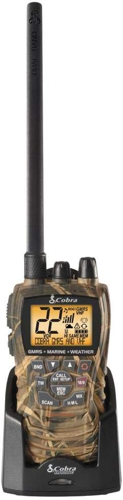 Floating Handheld VHF Radio 6 Watt Submersible Grey E8127