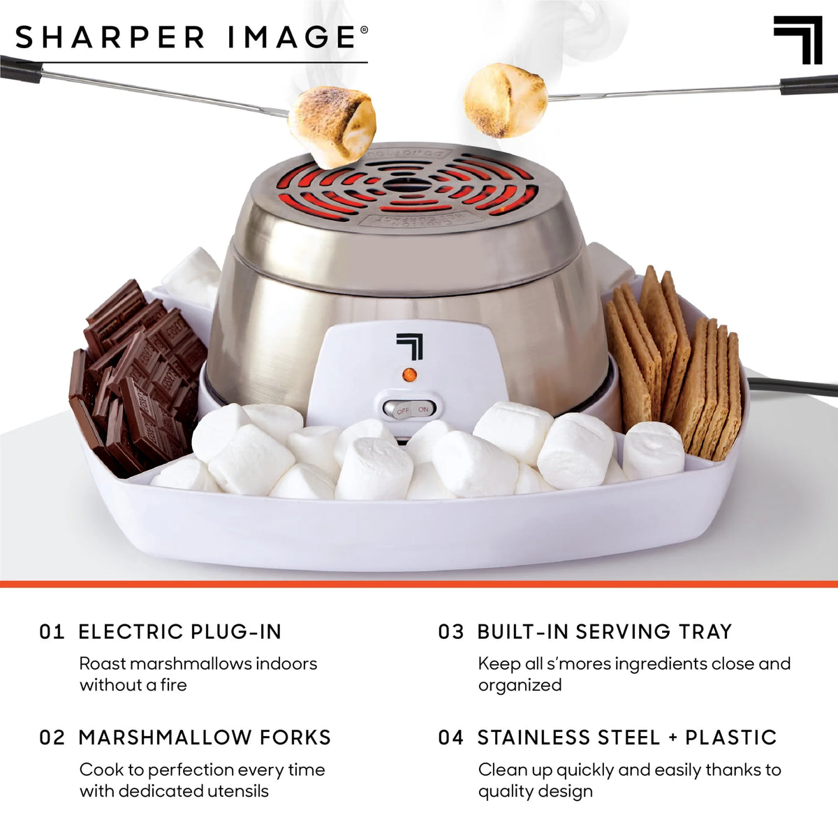 Electric Tabletop S'mores Maker 6 Piece Set V639