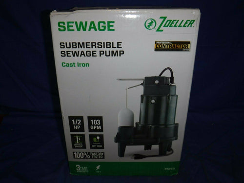 0.5-HP 115-Volt Cast Iron Sewage Sump Pump Z708