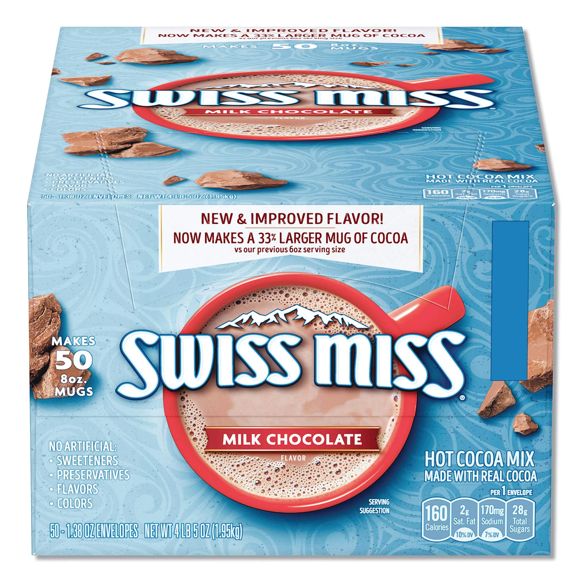 50-1.38 Oz Milk Chocolate Hot Cocoa Mix J172