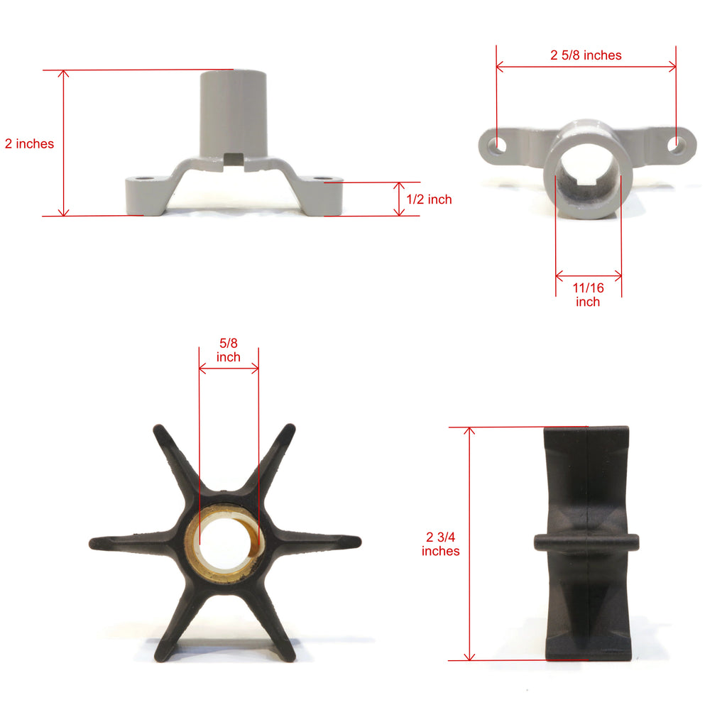 Water Pump Impeller Kit for Evinrude Outboards N35970