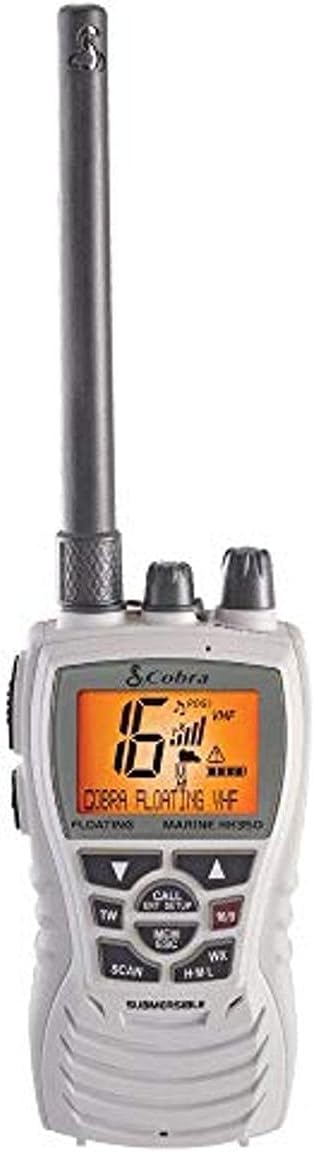 Floating Handheld VHF Radio 6 Watt Submersible Grey E8127