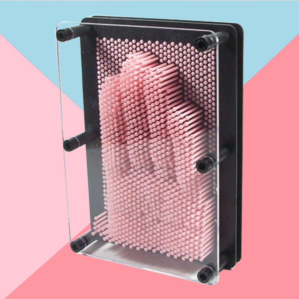 Medium Size Pink 3-Dimensional Pin Art Board Toy K2239