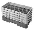 17 Compartment Half-Size Glass Rack C986