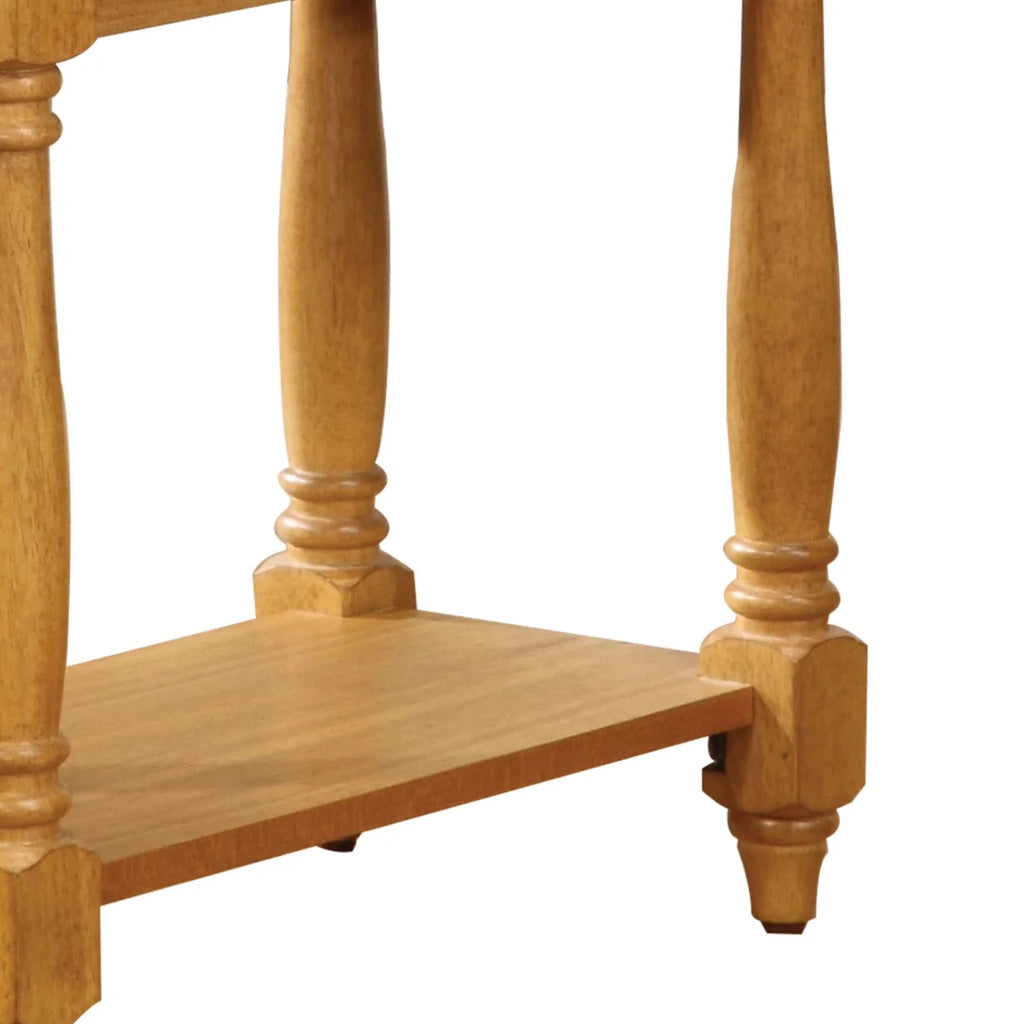 Side Table Light Oak Brown X446636