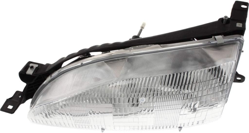 Driver Side Halogen Headlight for Toyota Camry 1995 1996 Pack of 2 P643