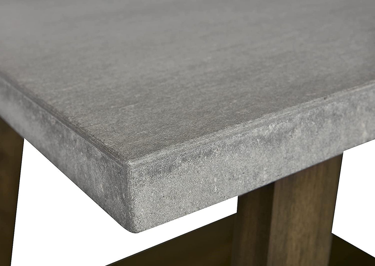 Concrete Gray Sofa Console O47869