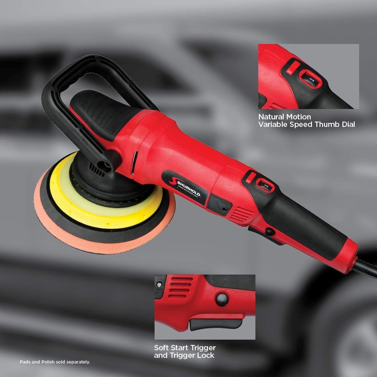 Dual Action Polisher with Carrying Bag S43114