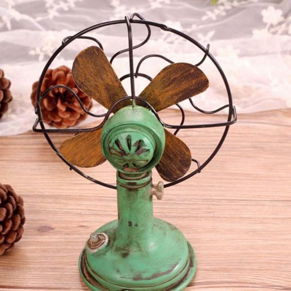 Green Plastic Oscillating Standing Fan B297259