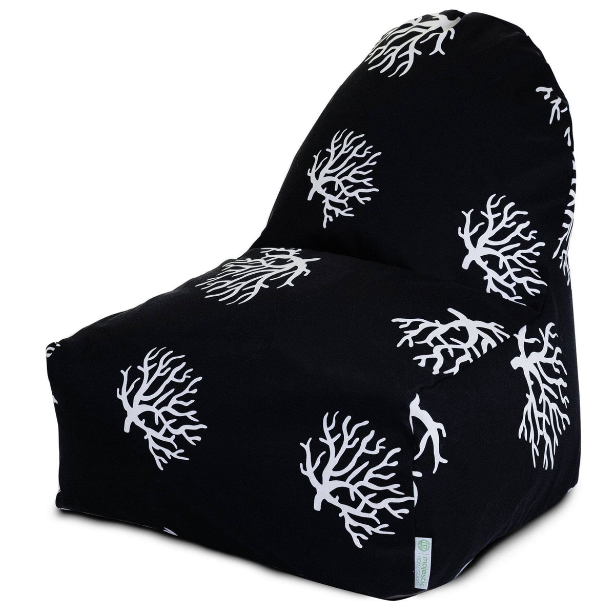 Black Indoor/Outdoor Bean Bag Chair R69008