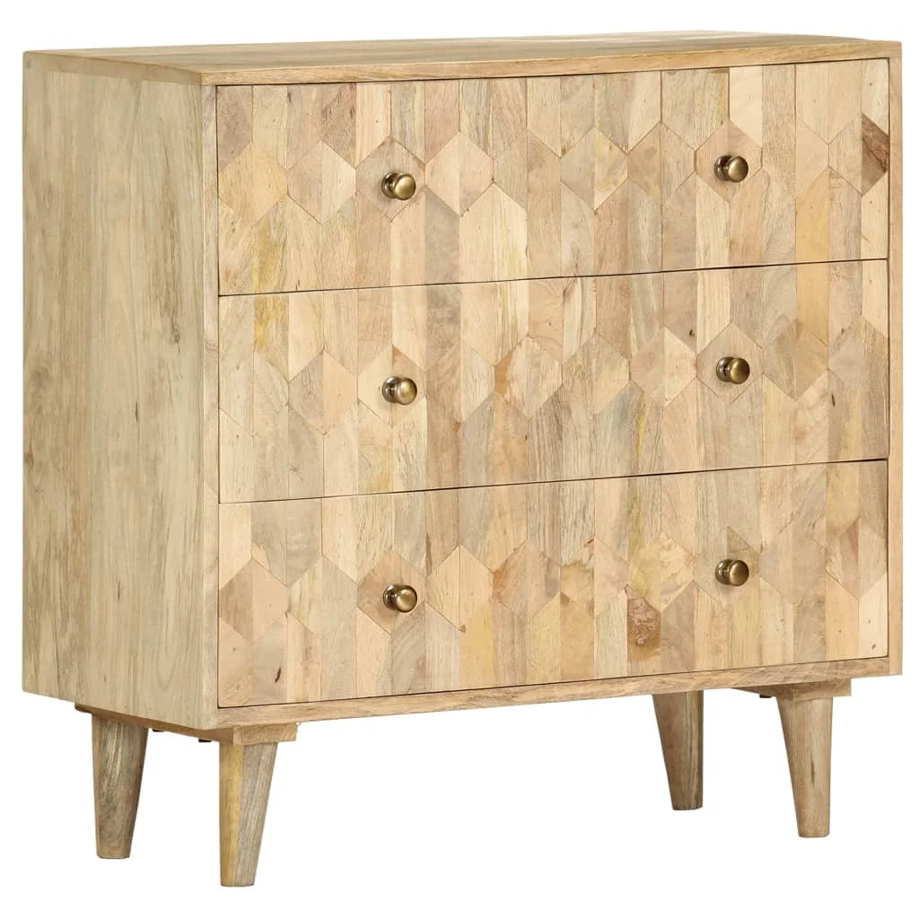 Solid Mango Wood Drawer Cabinet W78668