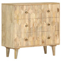Solid Mango Wood Drawer Cabinet W78668