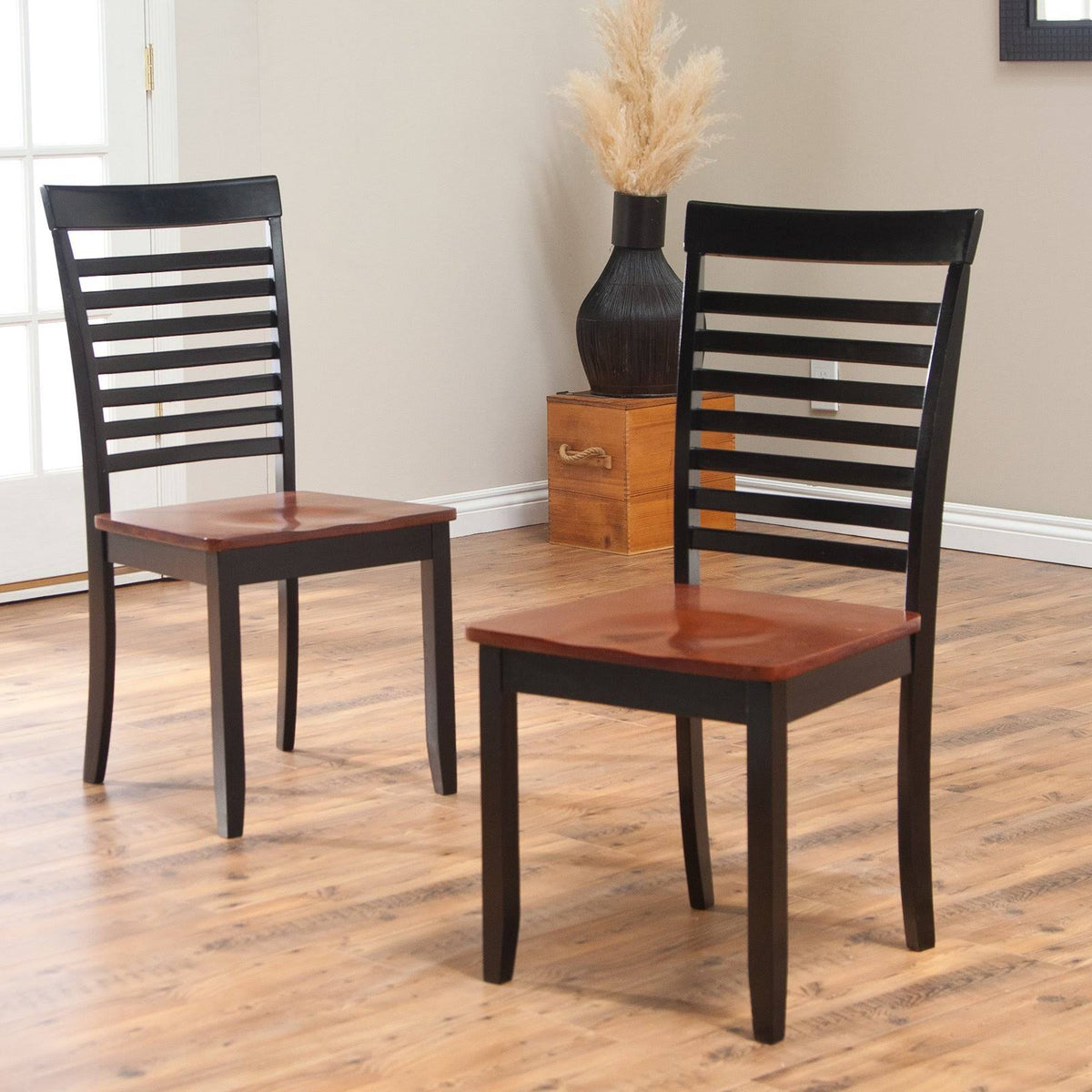 Cherry Set of 2 Dining Chair N5360
