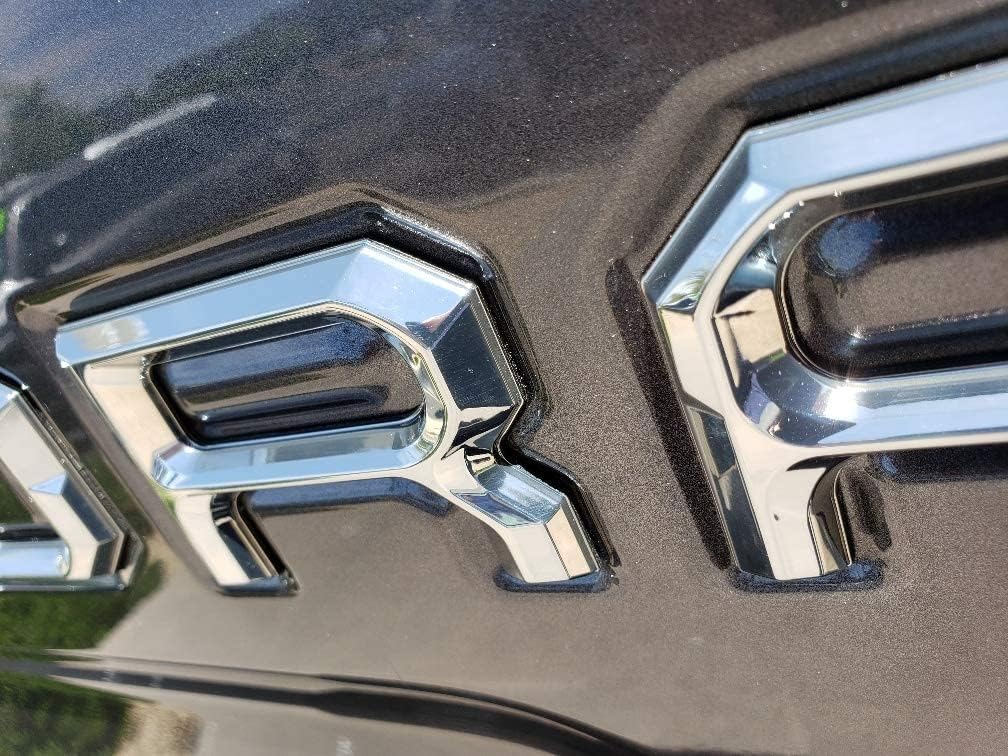 Chrome Tailgate Insert Letters Pack of 2 U9646