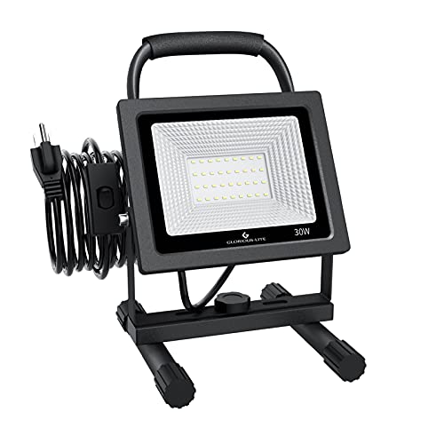 50W LED Work Light, 5000LM, IP66 Waterproof, 16ft Cord with Plug V470045