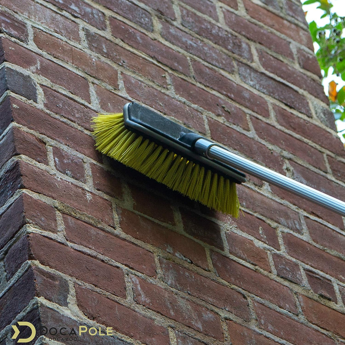 6-24 Foot Hard Bristle Brush Extension Pole with Telescopic Pole P921517